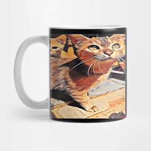 CAT TIGER YELLOW Mug